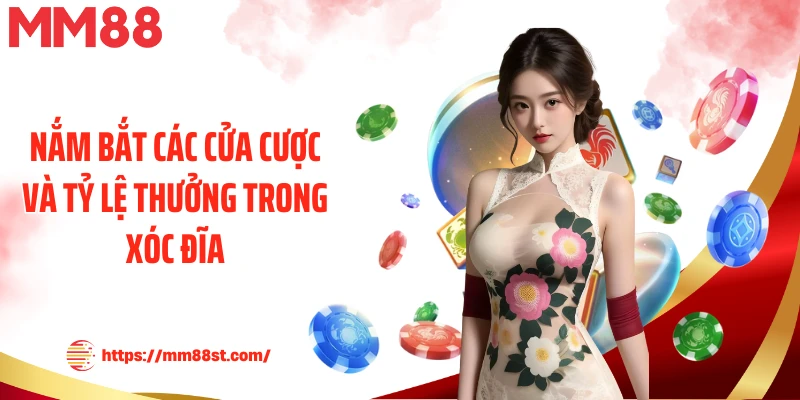 Nắm bắt các cửa cược và tỷ lệ thưởng trong xóc đĩa